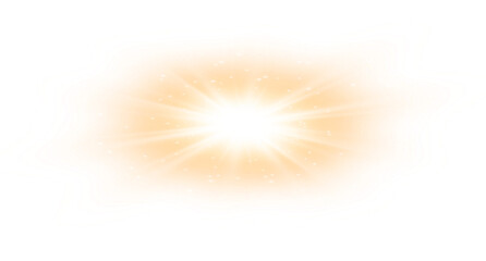 Wall Mural - artificial sun light effect shining