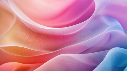 Poster - A creative abstract wallpaper with soft pastel gradients and a touch of glitter