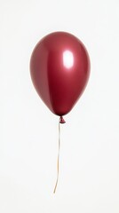 Wall Mural - red balloon on white background. red ballon. Ballon