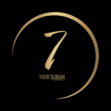 Luxury stylish I letter vector logo design with awesome gradient color circle
