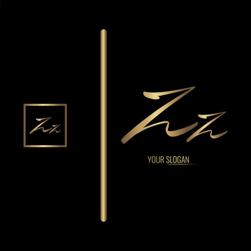 Luxury stylish ZZ letter vector logo design. Typography Stylish logo design.
