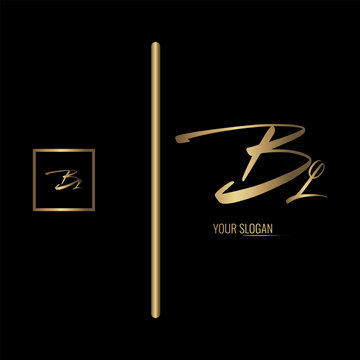 Luxury stylish BL letter vector logo design. Typography Stylish logo design.
