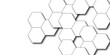 © Sanatçi - Abstract hexagonal futuristic  3d white surface. Luxury white pattern with hexagons. 3D futuristic abstract honeycomb mosaic background. 3d hexagon with shadow