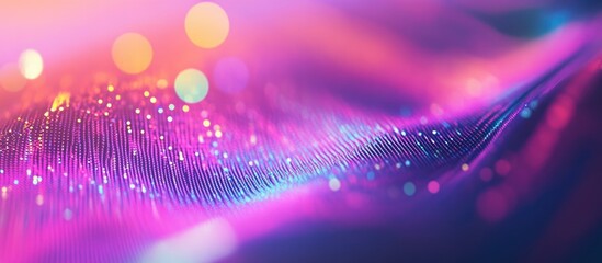 Poster - Colorful abstract background with defocused bokeh lights creating a vibrant and dreamy atmosphere for artistic and design purposes