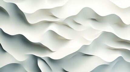 Poster - abstract wavy texture background in soft neutral colors creating a calming atmosphere suitable for d