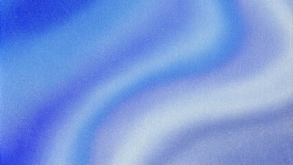 Poster - Dark blue black abstract grainy background, glowing vibrant color gradient wave shape, noise texture poster header banner cover design. Abstract blurred multicolored gradient fluid background design