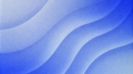Poster - Dark blue black abstract grainy background, glowing vibrant color gradient wave shape, noise texture poster header banner cover design. Abstract blurred multicolored gradient fluid background design