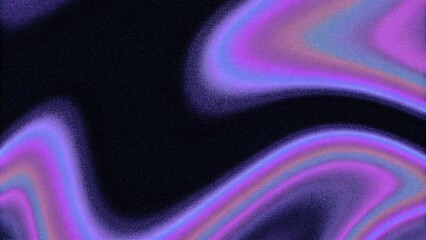 Aufkleber - Dark purple blue black abstract grainy background, glowing vibrant color gradient shape, noise texture poster header banner cover design. Abstract blurred dark gradient background. Abstract blurred