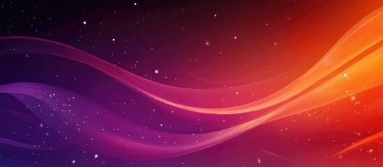 Poster - abstract colorful wave background with vibrant hues and starry texture ideal for festive or holiday-