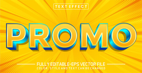 Poster - Promo font text effect editable