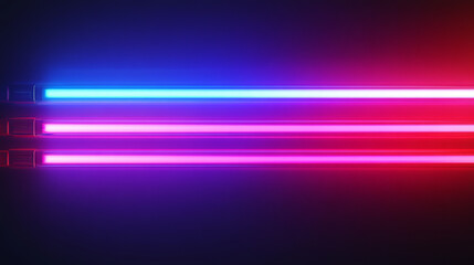 isolated neon led lamp tube line with blue glow vector on transparent background. realistic 3d light