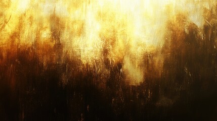 Poster - golden brushed metal texture with warm gradients creating a sleek and modern background for design a