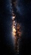 © KOOLAIDMAN100X - View of stars and milkyway above earth from space. space background. Ultra realistic. Photorealistic