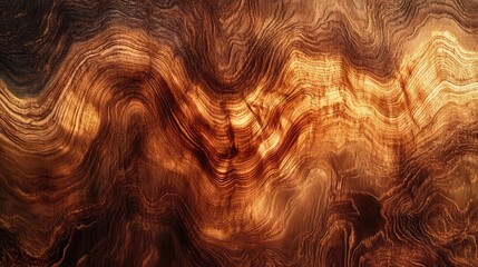 Poster - warm natural wood texture featuring distinct grain patterns suitable for product backgrounds and int