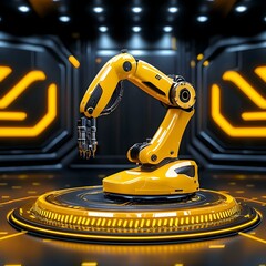 Poster - Advanced Robotics Manipulator in a Futuristic Industrial Setting