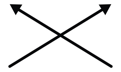 Poster - Left and right arrow vector. Left and right arrow symbol set in trendy style isolated on white background. Vector illustration.