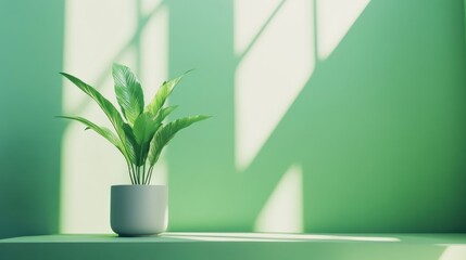 Poster - green screen, minimalist style, clean aesthetic, sharp focus