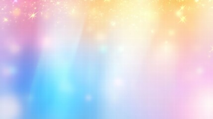 Poster - Beautiful Glittering Gradient Background with Soft Color Transitions in Pink, Blue, and Yellow Shades for Creative Projects and Designs