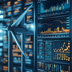Poster - Wind Turbine Data Analysis with Charts and Visual Insights