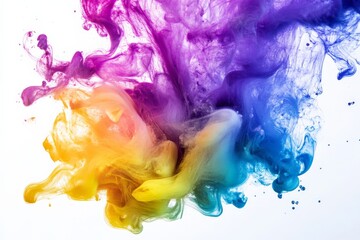 Aufkleber - This image displays a captivating blend of vibrant swirling colors merging in a dynamic and abstract pattern, showcasing a kaleidoscope of hues and movement.