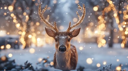 Wall Mural - happy christmas card