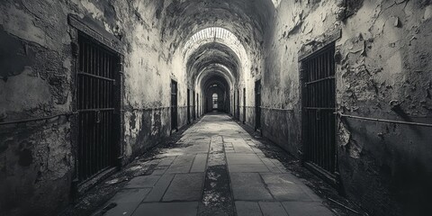 Poster - Historic Eastern State Penitentiary with its unique architecture and haunting presence offers a glimpse into the past of penitentiaries, making Eastern State Penitentiary a fascinating subject for
