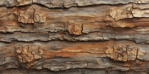 Aufkleber - Tree bark textures on a wooden background, showcasing the intricate details of tree surfaces. This composition highlights the natural beauty of tree elements and their unique characteristics.