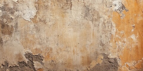 Leinwandbilder - Textured grunge vintage brown cement wall showcases a unique background ideal for various creative projects. The brown cement wall texture adds a rustic element to any design.