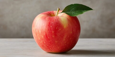 Poster - Studio image featuring a vibrant Gala apple, showcasing the fresh and enticing qualities of the Gala apple, perfect for highlighting its natural appeal and deliciousness.