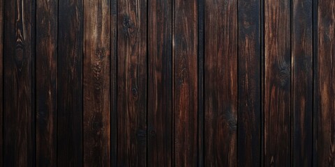 Fototapete - Dark brown wooden texture background, showcasing rich tones and intricate natural patterns. This dark brown texture adds a warm, rustic feel, perfect for various design projects.