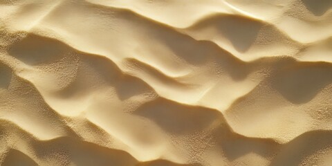 Poster - The beach sand displays a stunning appearance, making the beach sand an inviting and appealing destination for relaxation and enjoyment under the sun.