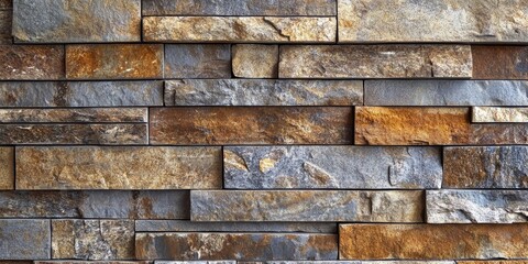Aufkleber - Bricks form a textured wall backdrop, creating an interesting visual contrast. The bricks in the wall enhance the overall aesthetic with their unique patterns and earthy tones.