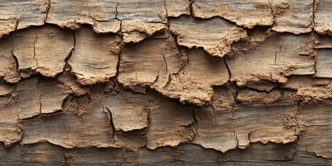 Aufkleber - Tree bark textures on a wooden background, showcasing the intricate details of tree surfaces. This composition highlights the natural beauty of tree elements and their unique characteristics.