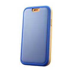 Fototapete - Plastic 3D mobile phone icon