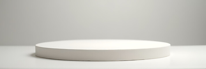 Aufkleber - White sandstone product display platform with selective focus on its smooth top surface for premium visual effect._00002_
