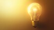© Nicoum - a light bulb with a warm, soft glow, gently radiating into the surrounding space, creating a soothing atmosphere