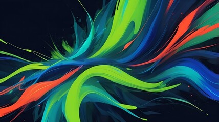 Aufkleber - Background colorful design ai generated best quality hyper realistic wallpaper image Generative AI