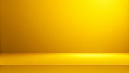Poster - Abstract Yellow Gradient Background, Simple Yellow Background,  Yellow Texture, Gradient Wallpaper, Minimalist Yellow Design,  Yellow Background Image, Digital Art Background