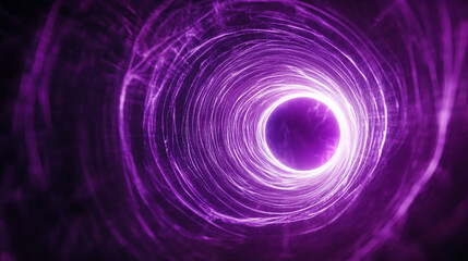 Poster - Swirling purple vortex showcasing a captivating cosmic phenomenon. 