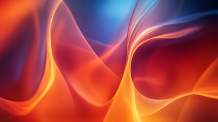 Poster - Swirling patterns of vibrant colors create a dynamic abstract visual effect. 