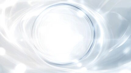 Aufkleber - Abstract light swirl with a central circular focus, evoking a sense of calm and clarity.
