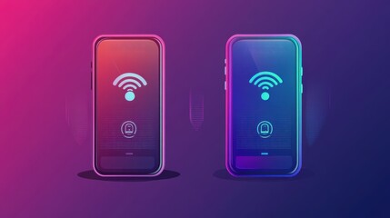 Poster - Smartphone voice application abstract concept vector illustration set. Chatbot voice controlled virtual assistant, machine self learning and customer service, AI in ecommerce abstract metaphor.