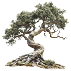 Poster - Ancient Tree with Twisted Branches and Roots