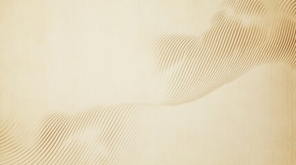 Aufkleber - Abstract wavy lines on a textured background create a serene and minimalist design.