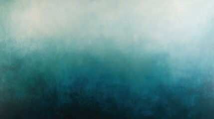 Poster - An abstract gradient artwork featuring soothing shades of blue and teal.
