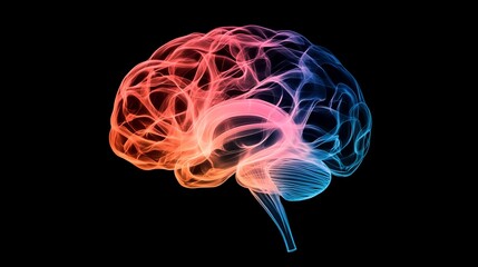 Poster - Abstract Brain Visualization Neural Network and Cognitive Processes