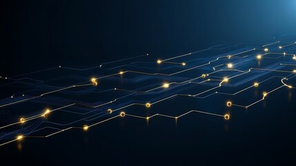 Poster - Abstract Digital Network Circuitry Design