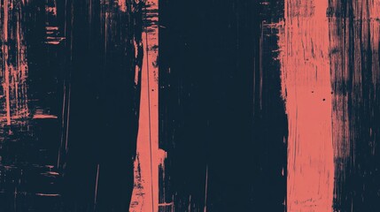 Poster - Red, Gray, and Pink Abstract Grunge Texture Patterns with Bold Paint Marks on Black Background. Dynamic Artistic Concept for Modern Design and Creative Decoration