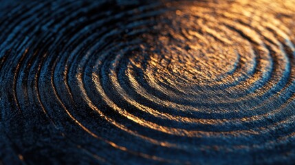 Aufkleber - Close-up of rippling water reflecting light, creating a serene and abstract visual effect.