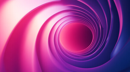 Poster - Dynamic swirling vortex with vibrant purple and pink hues in abstract design. 
